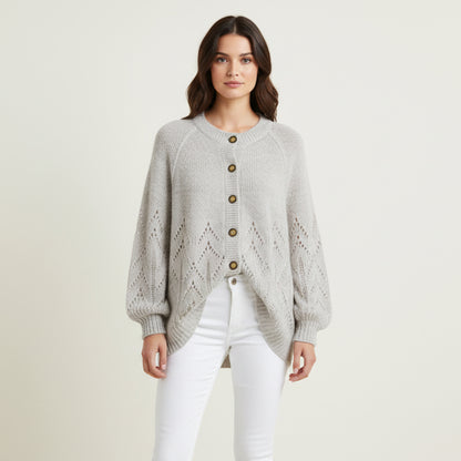 The Holly Open Weave, Cashmere Cardigan