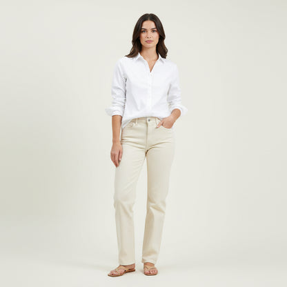 Laura Organic Cotton Button Down Shirt