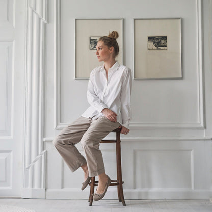 Laura Organic Cotton Button Down Shirt