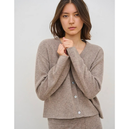 Madeline Cropped Cashmere Cardigan