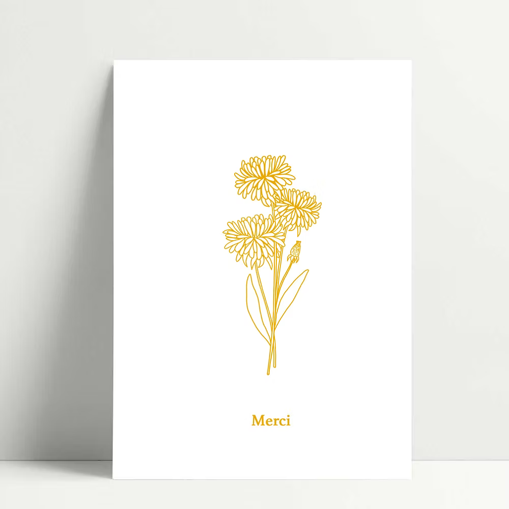 Screen Print Postcard with Envelope