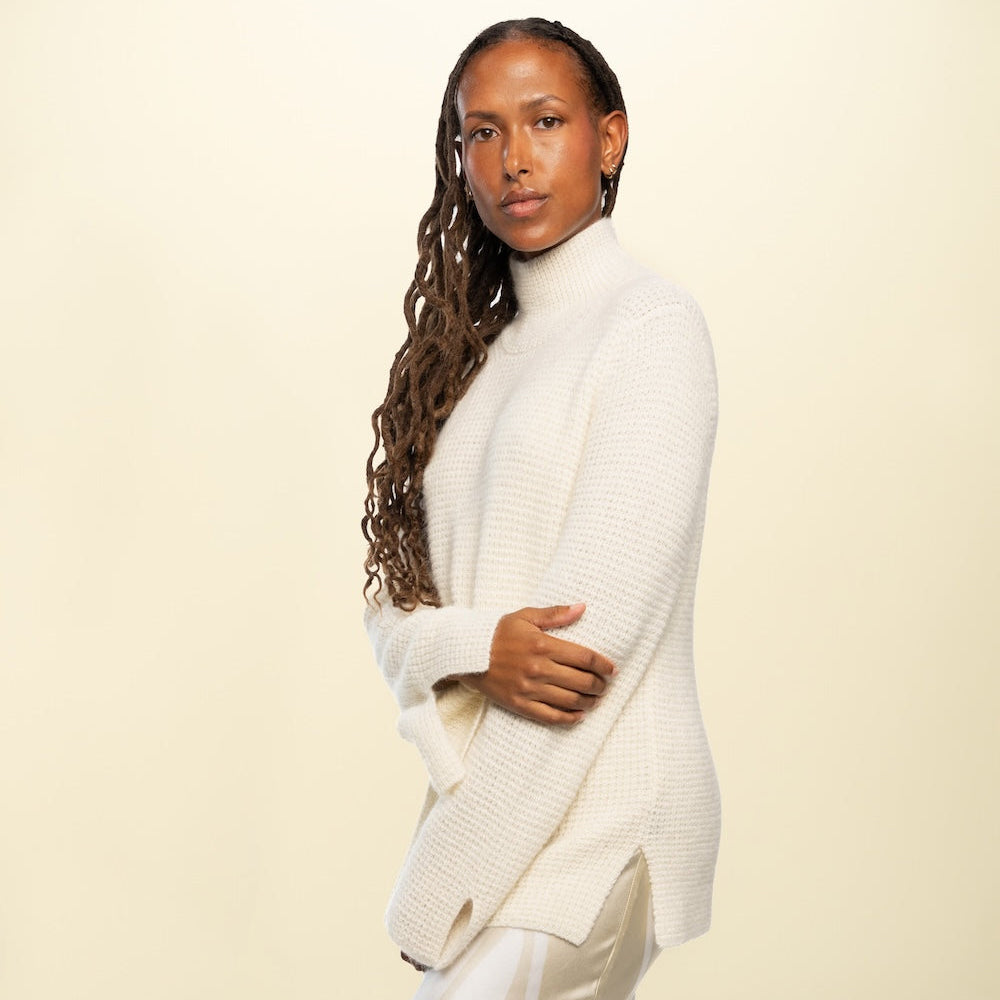 The Misti Turtleneck Baby Alpaca Sweater
