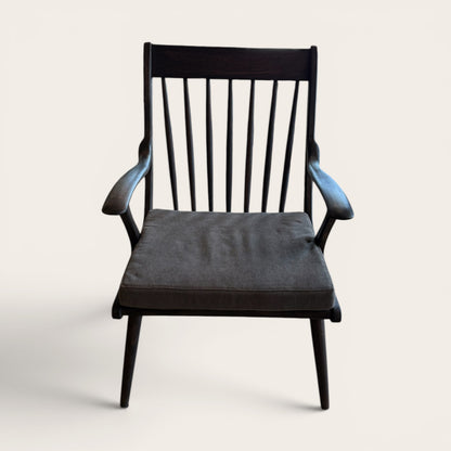 Spindle Teak Oversized Chair