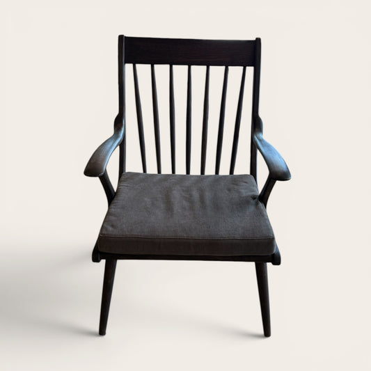 Spindle Teak Oversized Chair