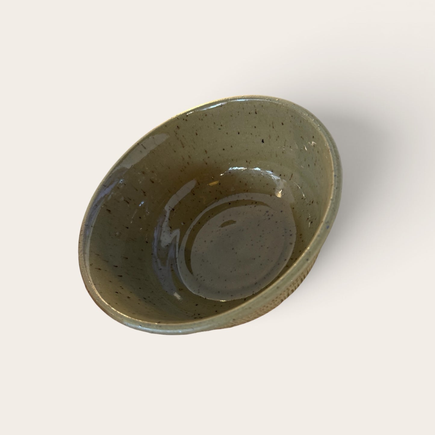 ap pottery green clay bowl