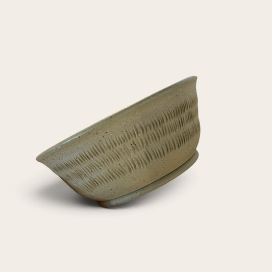 ap pottery green clay bowl
