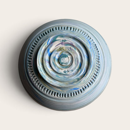 ap pottery marbled porcelain bowl