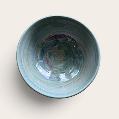 ap pottery marbled porcelain bowl
