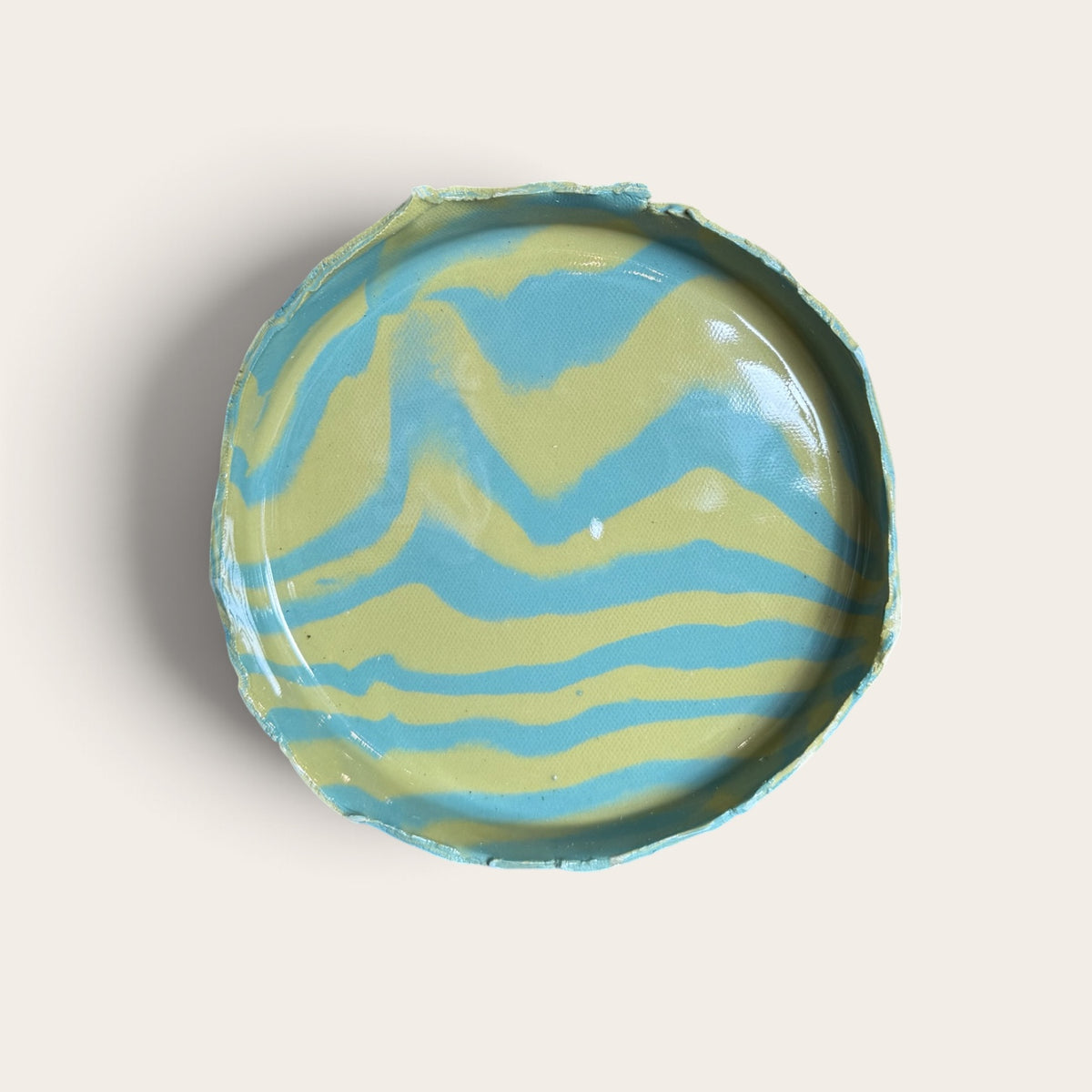 ap pottery hand built porcelain dish