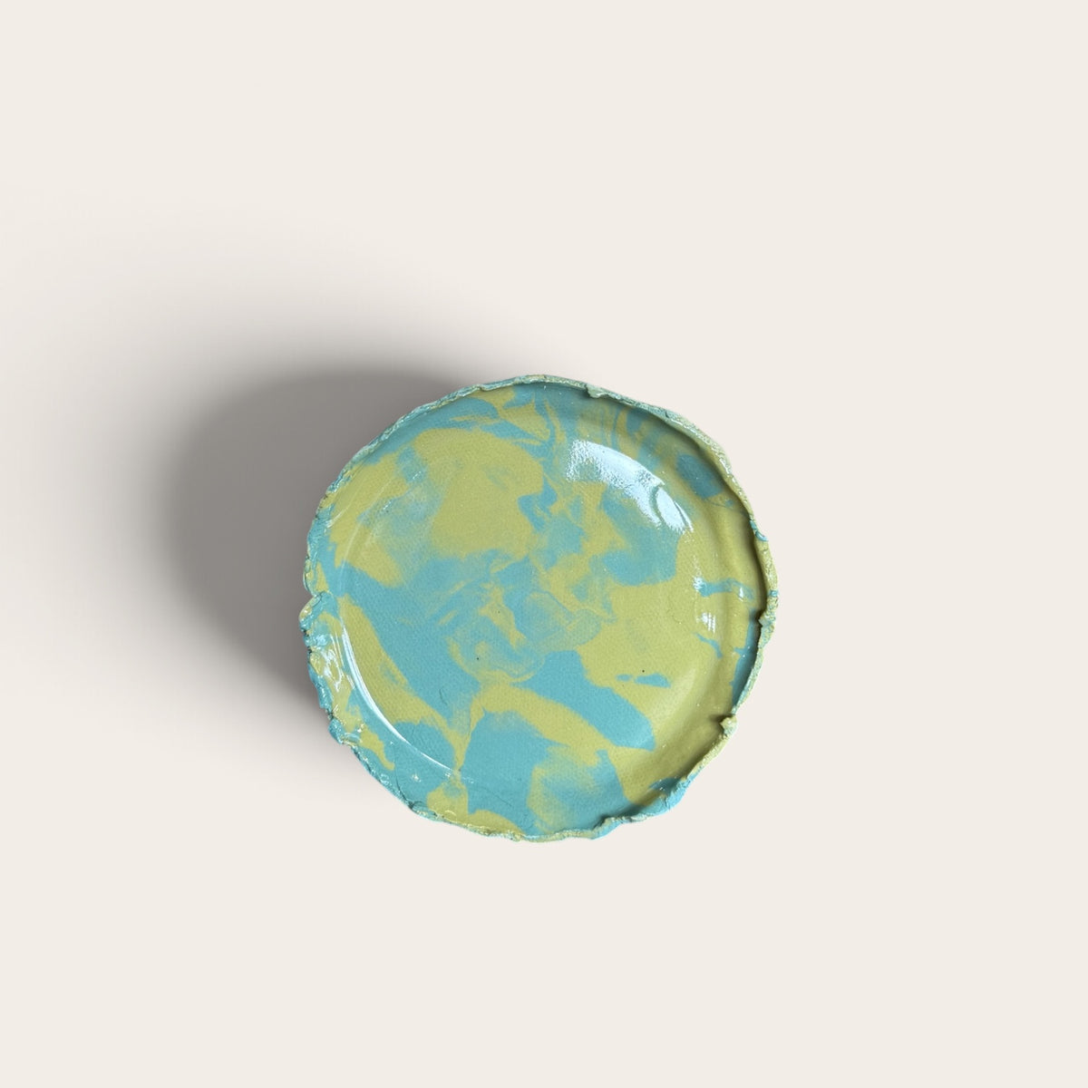 ap pottery small hand built porcelain dish
