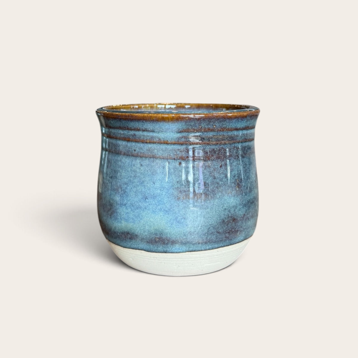 ap pottery deep blue cup