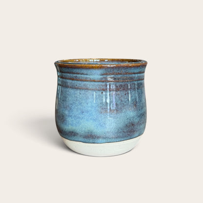 ap pottery deep blue cup
