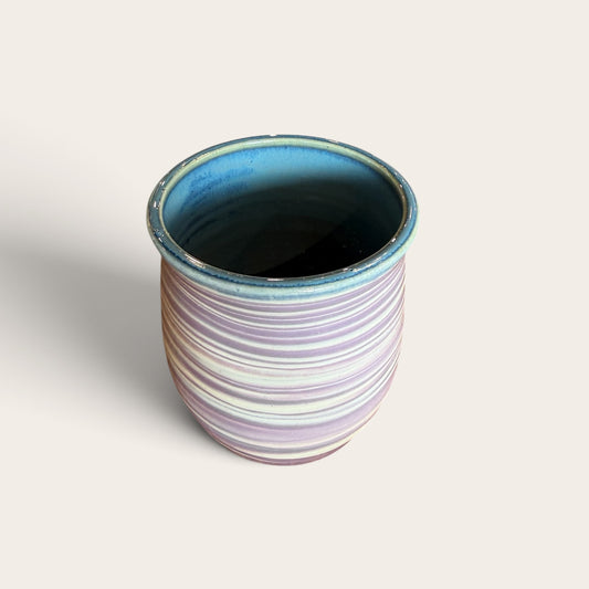 ap pottery marbled lg cup