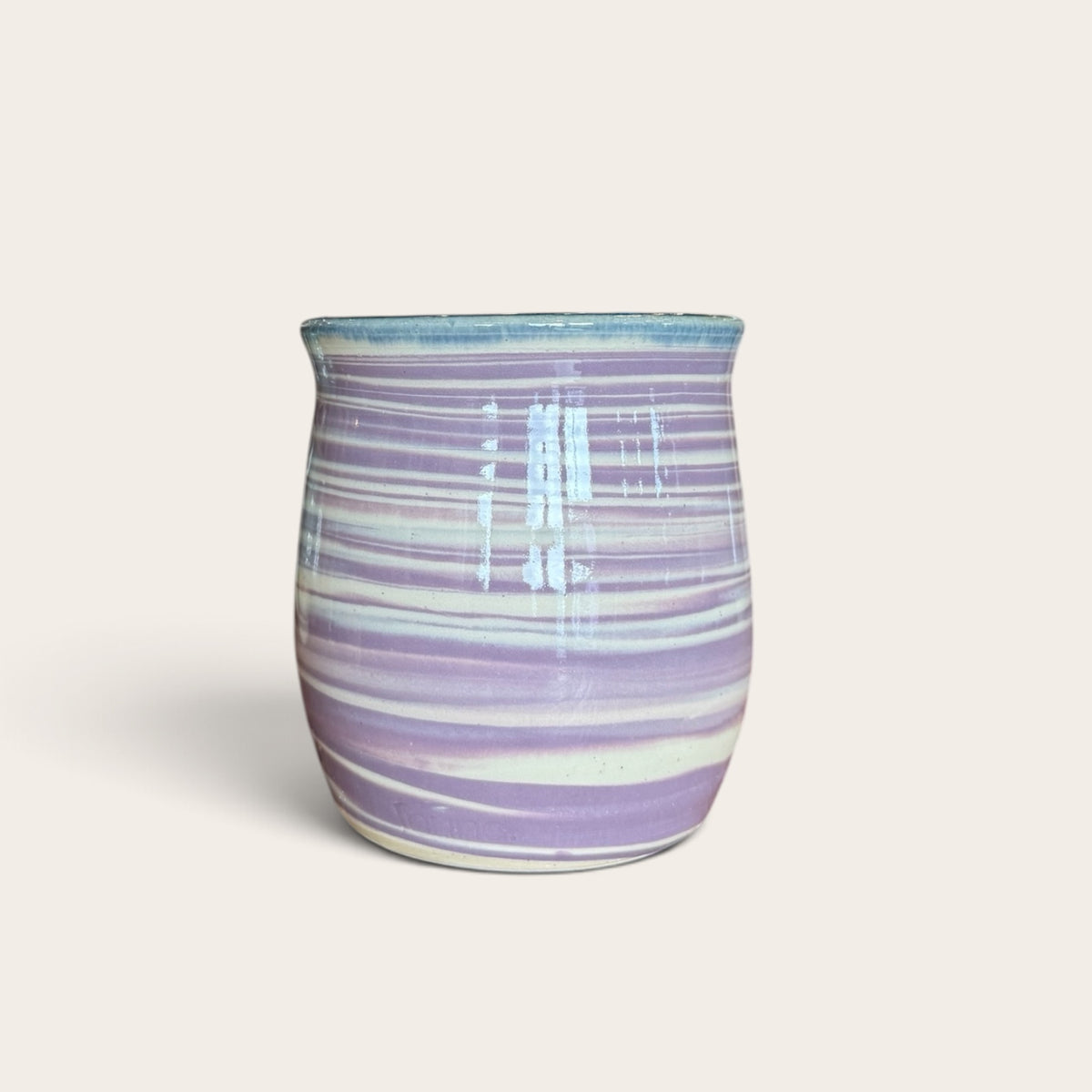 ap pottery marbled lg cup