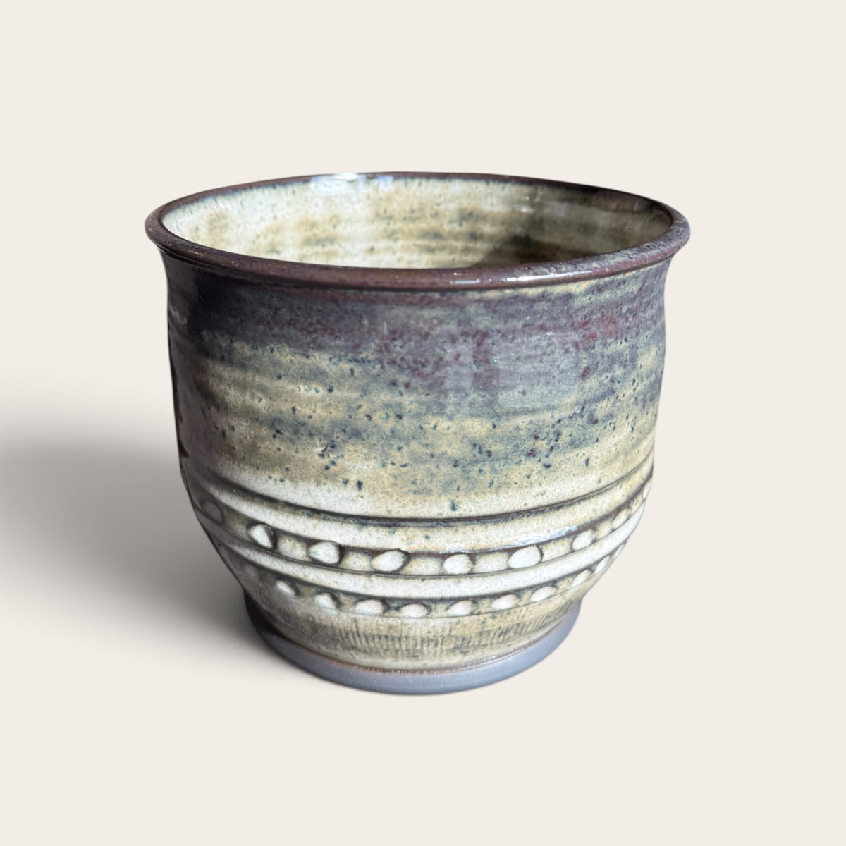 ap pottery carved vessel