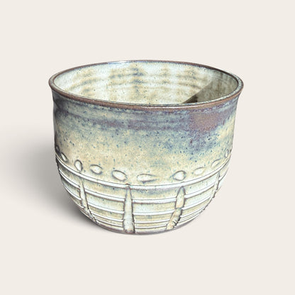 ap pottery carved vessel