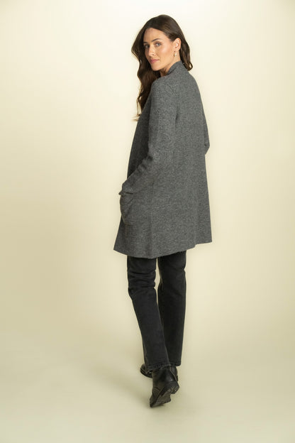 Reversible Swing Cardigan – Baby Alpaca, Two-Tone