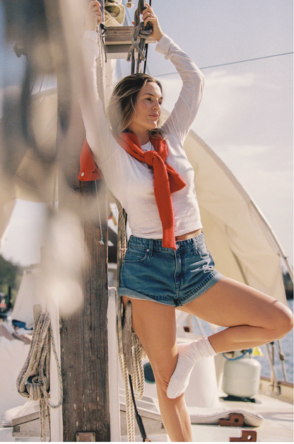 Ebony High Flare Short