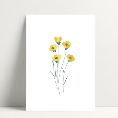 Screen Print Postcard with Envelope