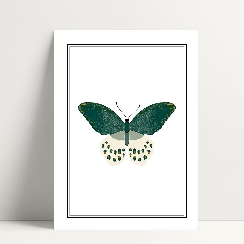 Screen Print Postcard with Envelope