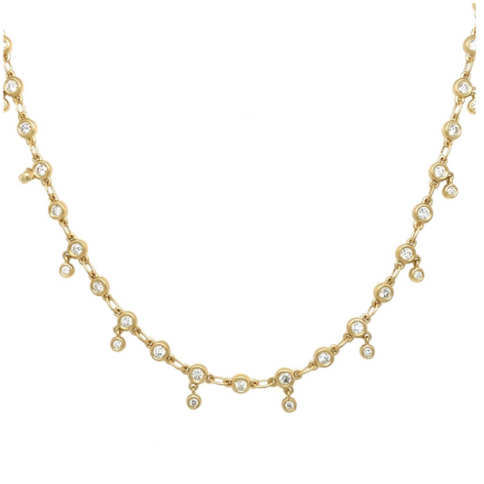 found. Dripping Diamond by the Yard Necklace