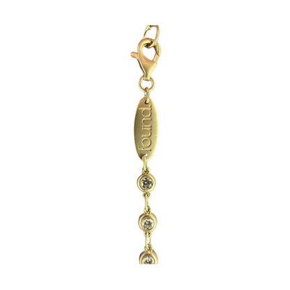 found. Dripping Diamond by the Yard Necklace