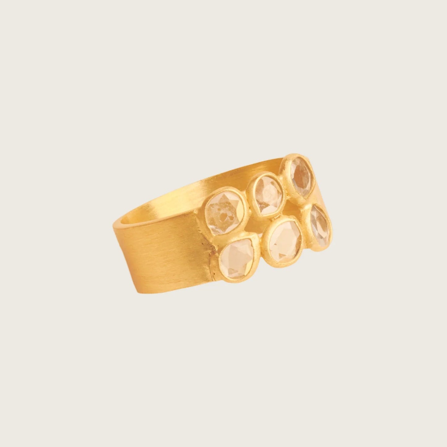 Aurea Double Row Ring