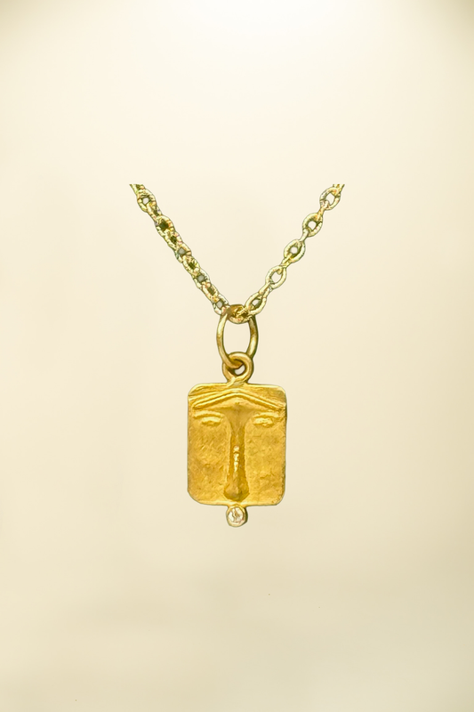 Ancient Lion Face Pendant