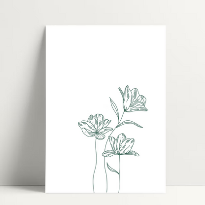 Screen Print Postcard with Envelope