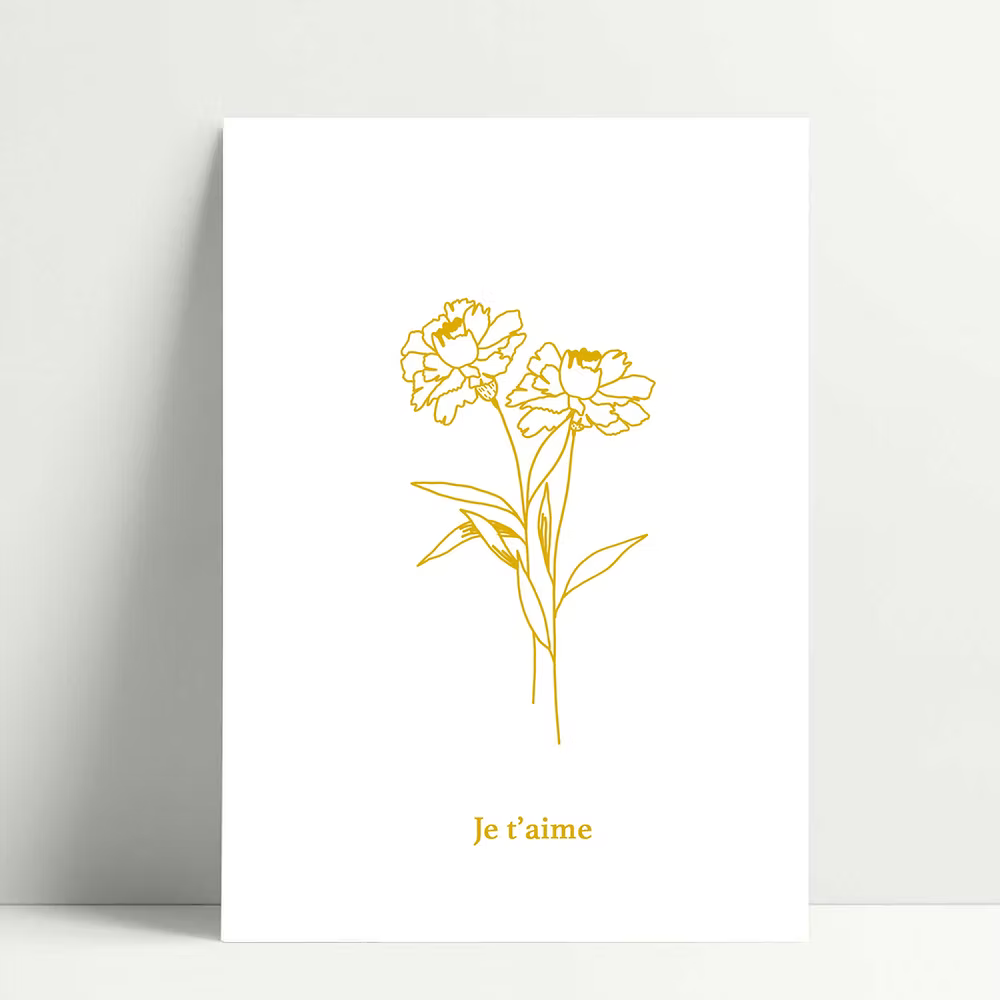 Screen Print Postcard with Envelope