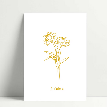 Screen Print Postcard with Envelope