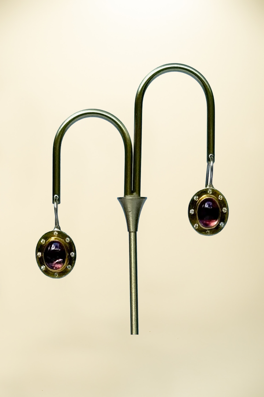 Lavender Tourmaline Earrings