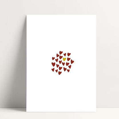 Screen Print Postcard with Envelope