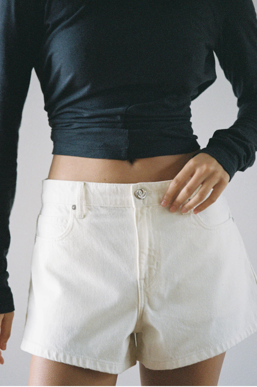 Ebony High Flare Short